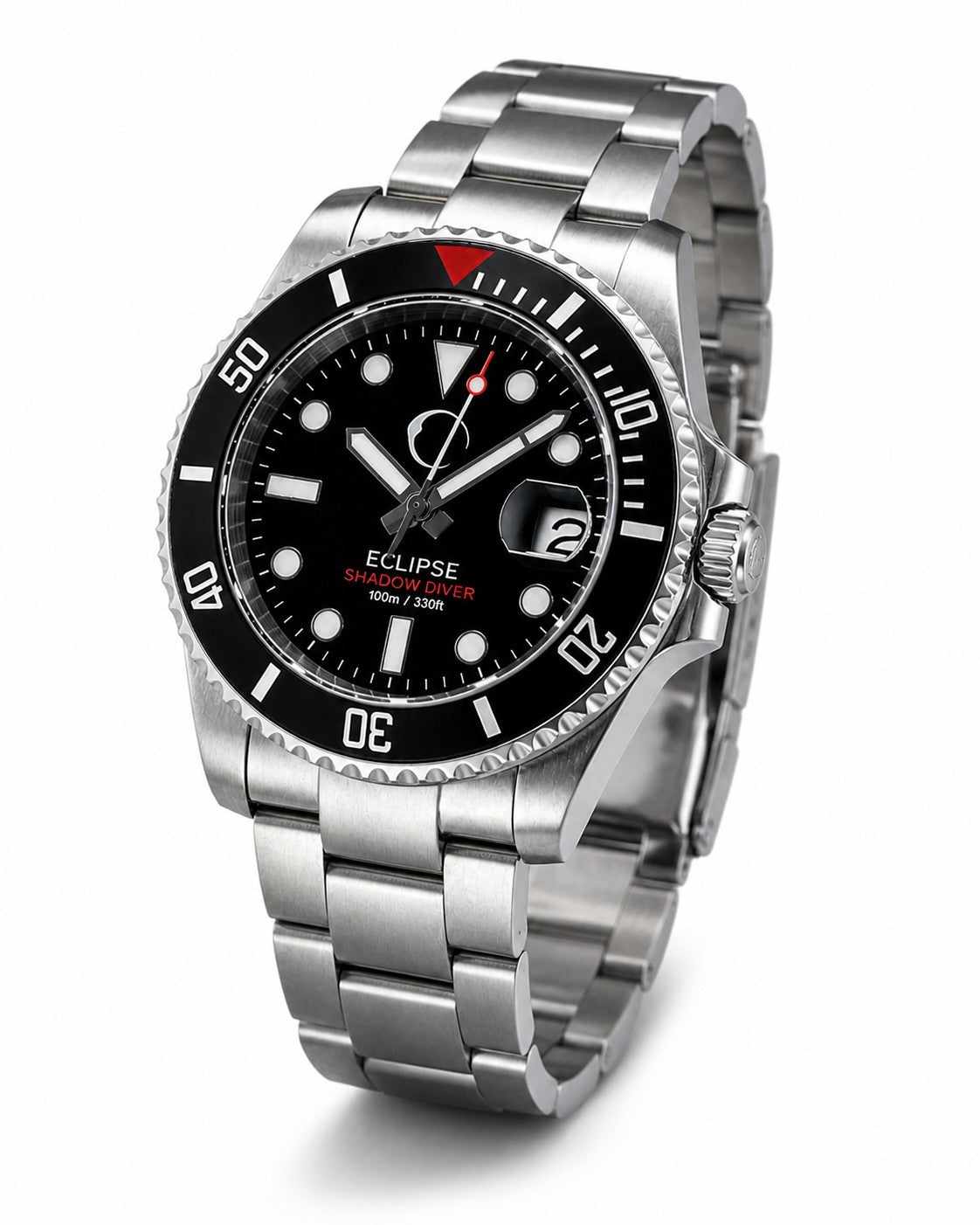 Men’s Automatic Dive Watch NH35 – Black Dial, Sapphire Glass, Steel Bracelet1