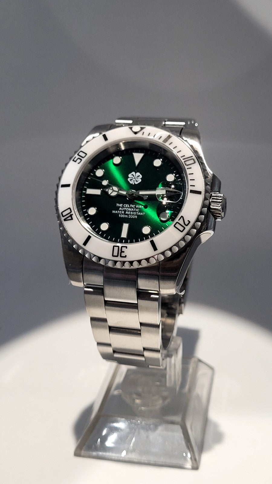 Automatic Celtic EIRE IRELAND Football 'The Celtic Way' Japan Miyota Watch.11