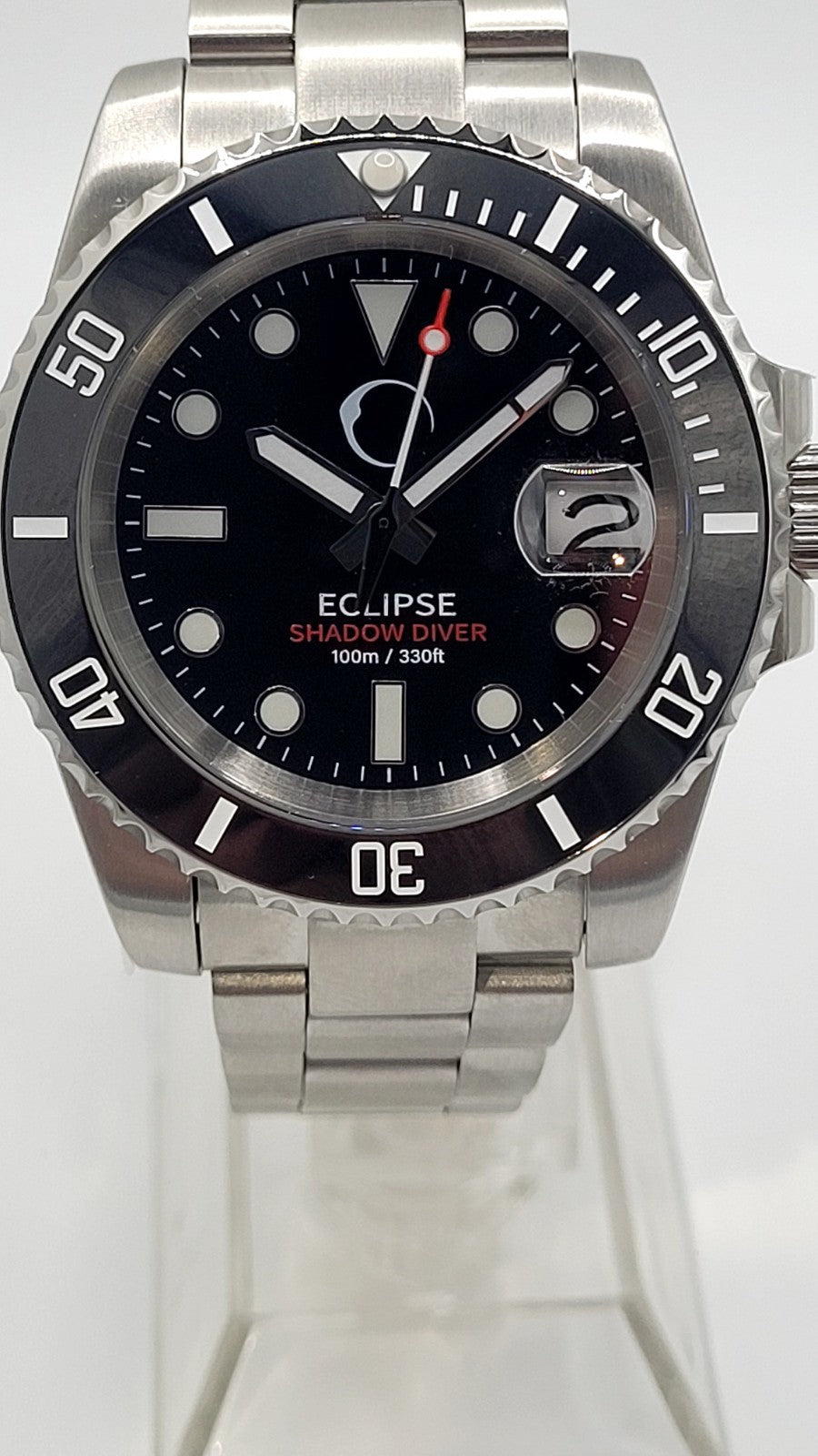 Eclipse Shadow Diver Automatic Watch NH35 Sapphire 100m Stainless Steel4