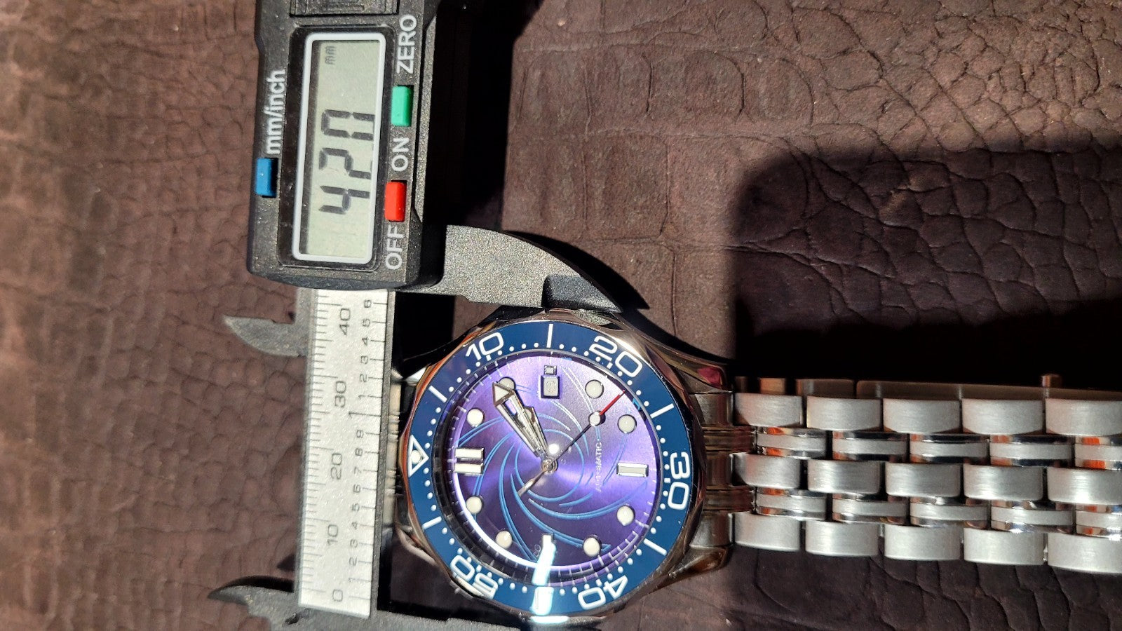 Blue Wave Automatic Diver Watch Ceramic Bezel Sapphire Crystal UK Seller 20