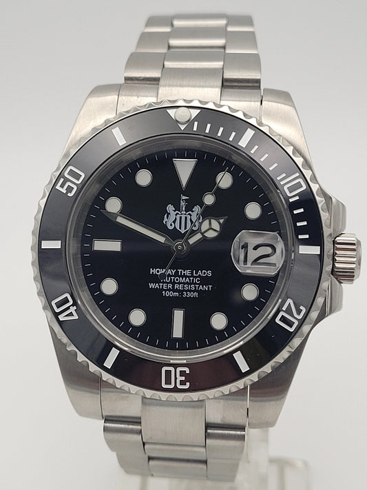 Newcastle United NUFC Football 'Howay the Lads', Seiko TMI NH35 Auto Movt Watch.1