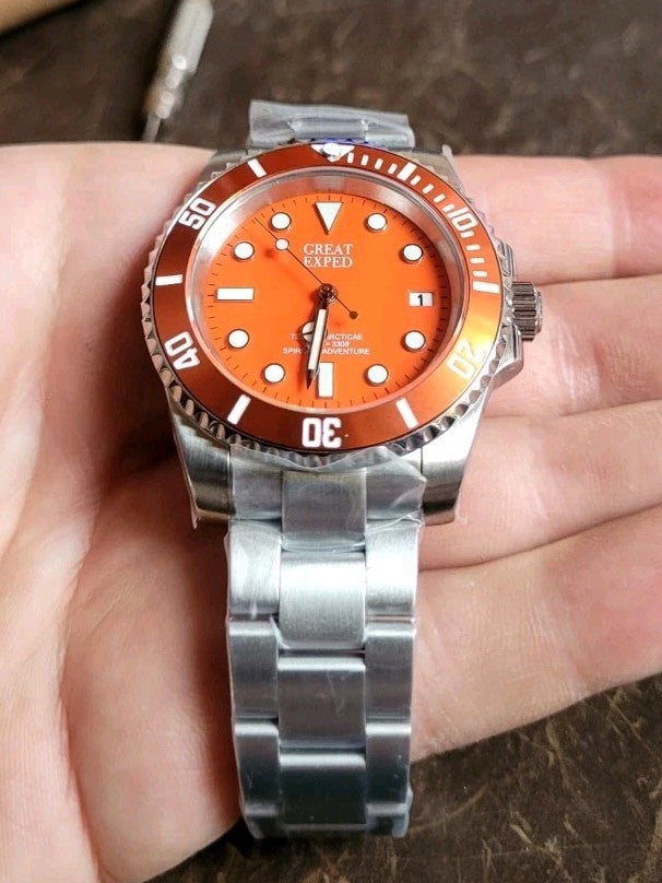 SPECIAL ORDER Personalised Custom Watch Automatic Divers NH34 BATMAN8