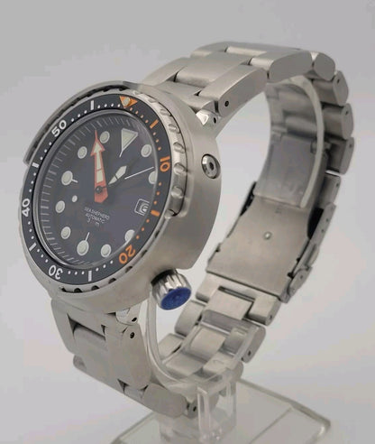 Heavy Automatic Tuna Black Divers Watch 30atm WR Seiko TMI Nh35 Movement 250g.1