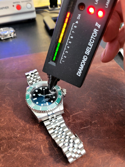 Custom Automatic Luxury Sub Black Green 'Kermit' Divers Watch Seiko TMI NH35 13
