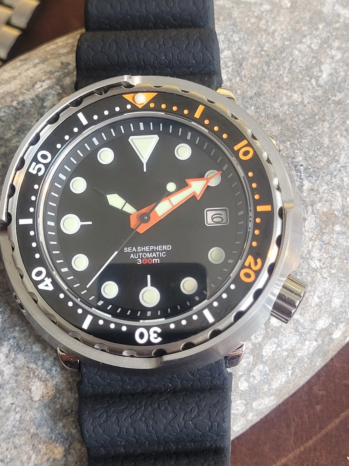 Automatic Black 'Tuna' Divers Watch 30ATM WR (SEIKO TMI) NH35 Japan Movt6