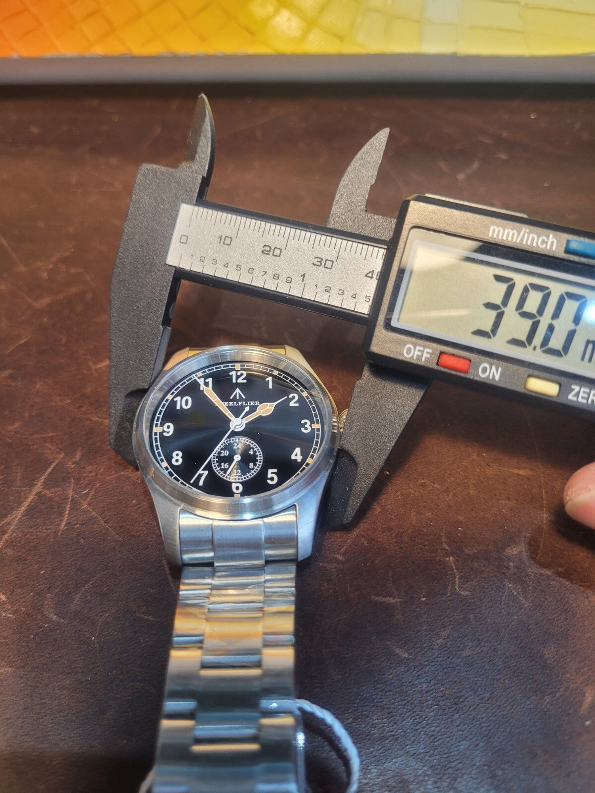 Mens Military Pilots Watch. 200M. 24HR Indicator. VH60 Japan Movt. Choice Strap.8
