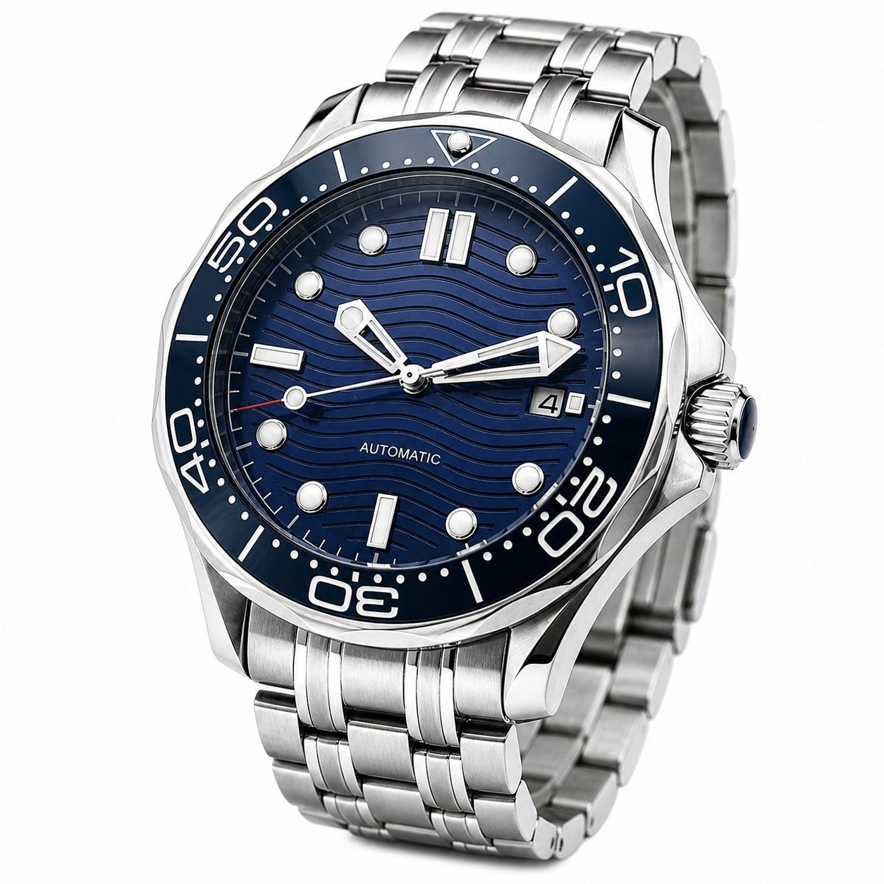 Blue Wave Automatic Divers Watch Ceramic Sapphire 100m UK Seller Warranty14