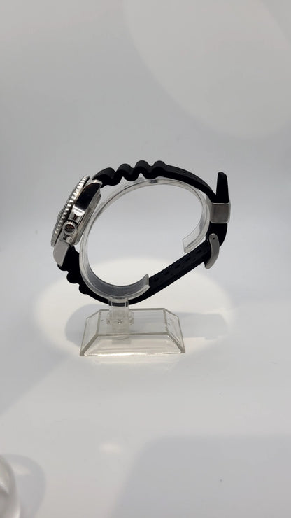 NH35 Phantom Tactical Diver  Automatic Sapphire Rubber Black Watch 10ATM 9