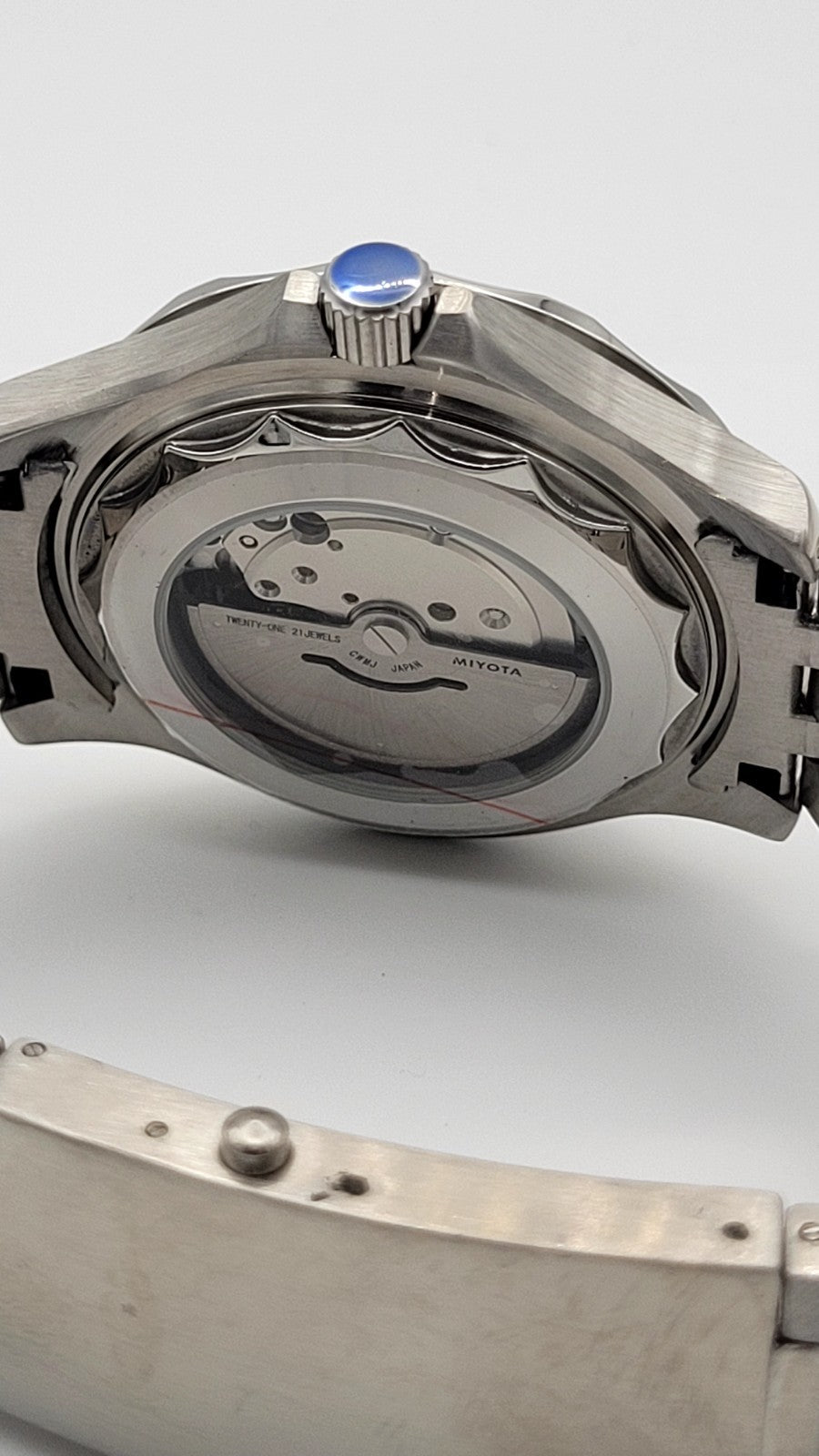 Blue Wave Automatic Diver Watch Ceramic Bezel Sapphire Crystal UK Seller 15