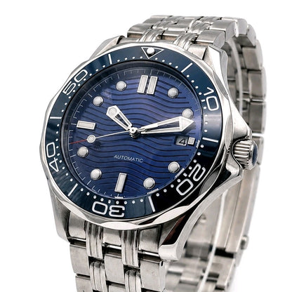 Blue Wave Automatic Divers Watch Ceramic Sapphire 100m UK Seller Warranty0