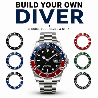 CHOOSE YOUR OWN Automatic Divers Watch Choice Sapphire Crystal 100m UK SELLER 0