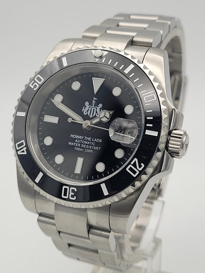 Newcastle United NUFC Football 'Howay the Lads', Seiko TMI NH35 Auto Movt Watch.0