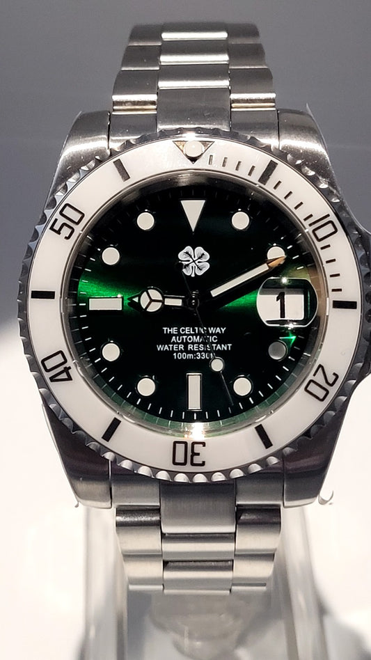Automatic Celtic EIRE IRELAND Football 'The Celtic Way' Japan Miyota Watch.1