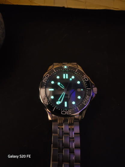 Blue Wave Automatic Divers Watch Ceramic Sapphire 100m UK Seller Warranty13