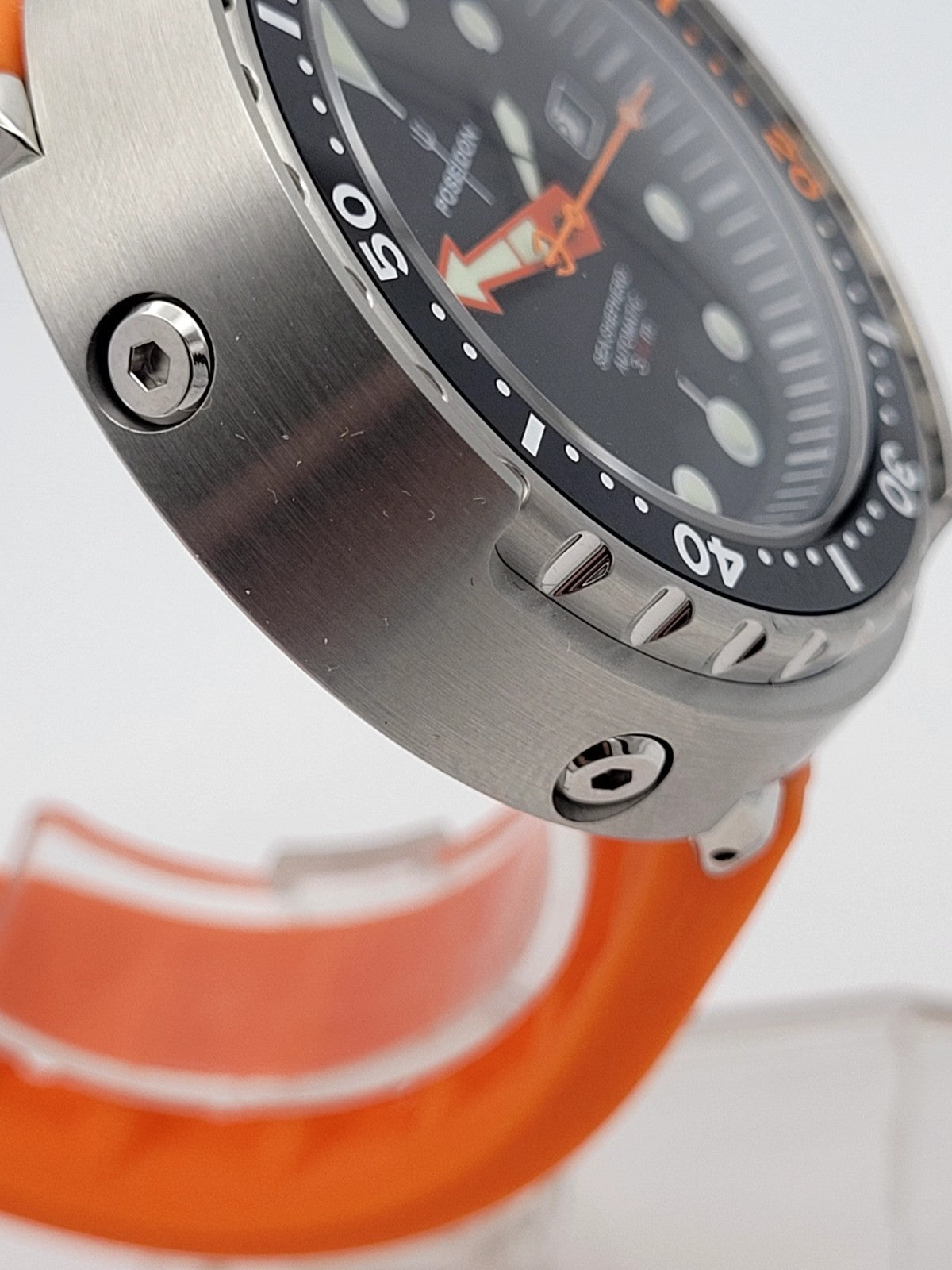 300M Tuna Style Automatic Diver Watch Orange Black NH35  Sapphire Steel POSEIDON7
