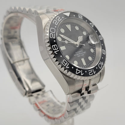 Mens Automtic Luxury Black Divers Watch Seiko TMI NH35 Movement 10ATM Sapphire 8