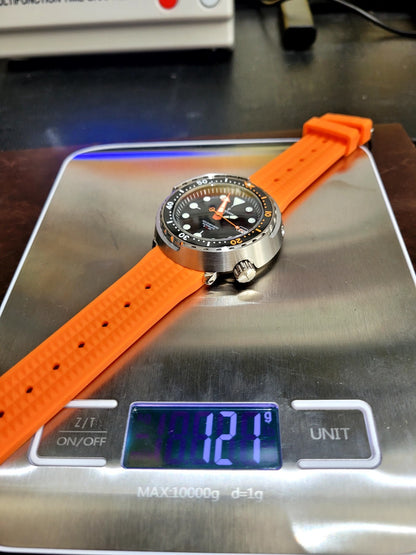 300M Tuna Style Automatic Diver Watch Orange Black NH35  Sapphire Steel POSEIDON13