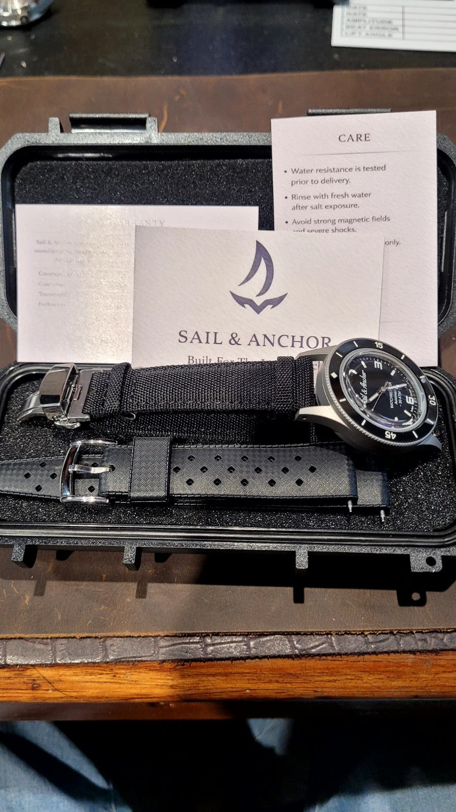 New Automatic Divers Watch Sail and Anchor WATCHKEEPER NH35 (SEIKO TMI) Warranty18