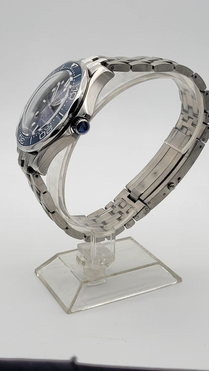 Blue Wave Automatic Diver Watch Ceramic Bezel Sapphire Crystal UK Seller 7