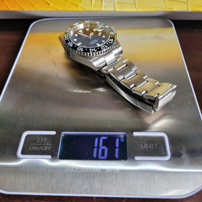 BNIB Automatic Black Sub Divers Watch. Seiko TMI NH35 Japanese Movement  100m12