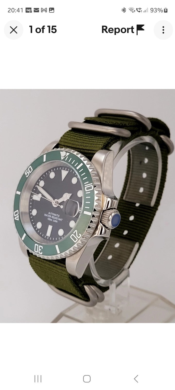 Custom Automatic Divers Watch BUILD YOUR OWN Choice Sapphire Crystal 100m UK 11