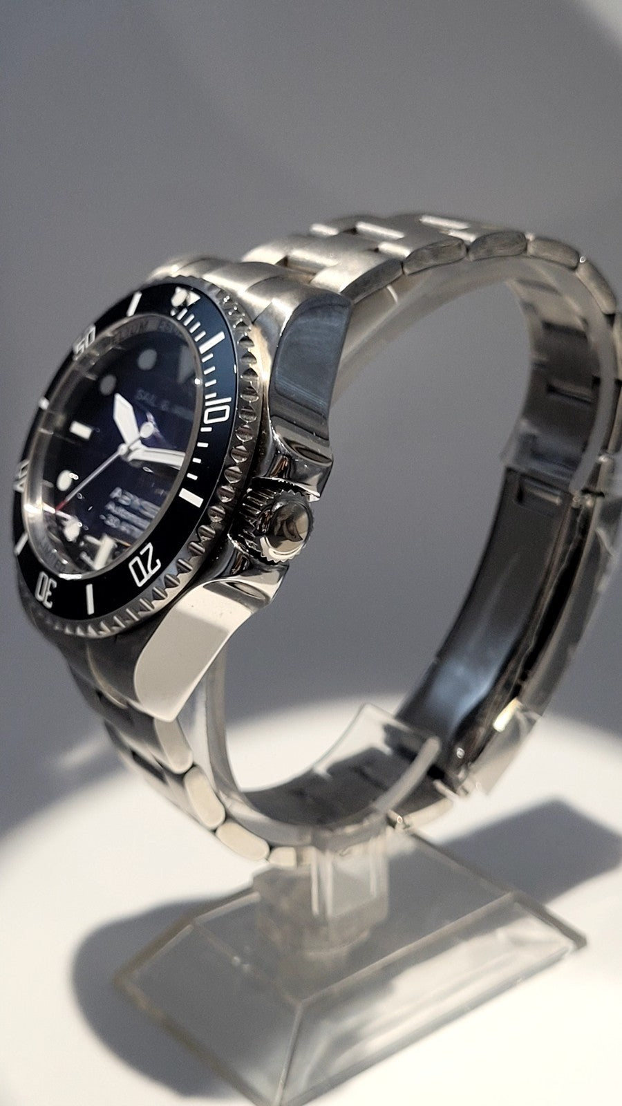 Sail And Anchor Automatic 'ABYSS' Blue Sea Dweller Divers Watch NH35 Seiko TMI.8