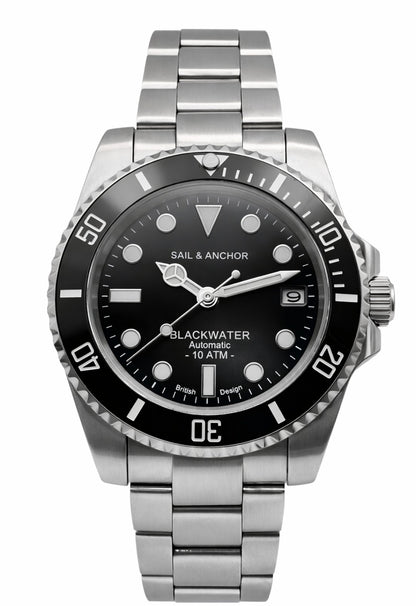 Sail & Anchor 'Blackwater' SEIKO TMI NH35 Automatic Divers Watch British Design5
