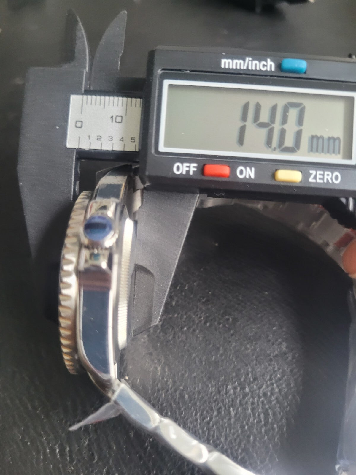BNIB AUTOMATIC Custom Pepsi Divers Watch Seiko TMI NH35 10atm Sapphire 18