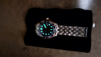 Automatic Blue Diver Watch Ceramic Bezel Sapphire Crystal UK Seller Divers 100m21