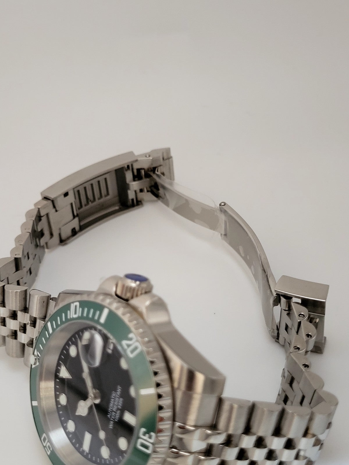 Quality Automatic Luxury Divers Watch Black Green 'Kermit'  Seiko TMI NH35 12