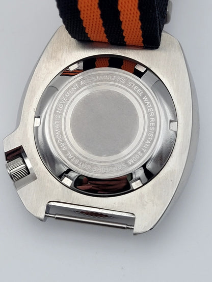 Poseidon Automatic Turtle Black Divers Watch NH35 (SEIKO TMI) Movt 200m14