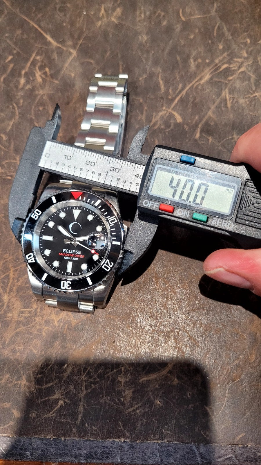 Men’s Automatic Dive Watch NH35 – Black Dial, Sapphire Glass, Steel Bracelet16