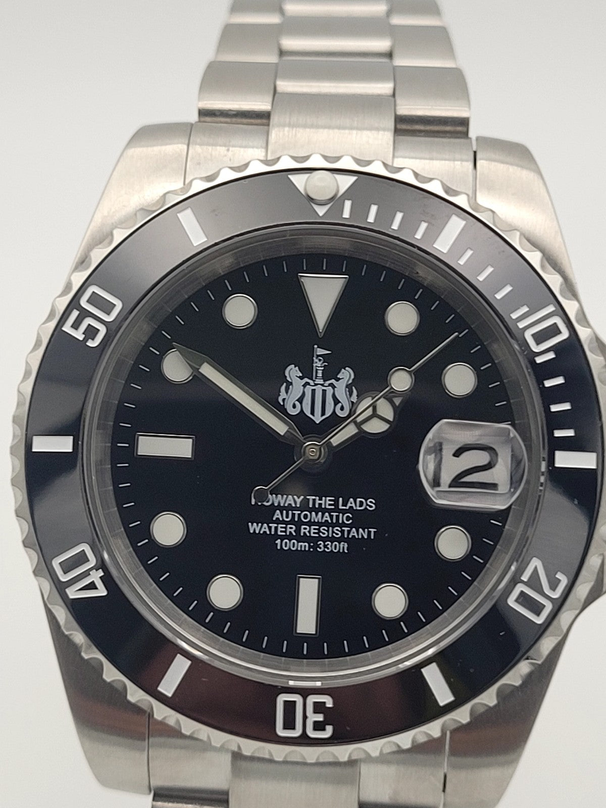 Newcastle United NUFC Football 'Howay the Lads', Seiko TMI NH35 Auto Movt Watch.10