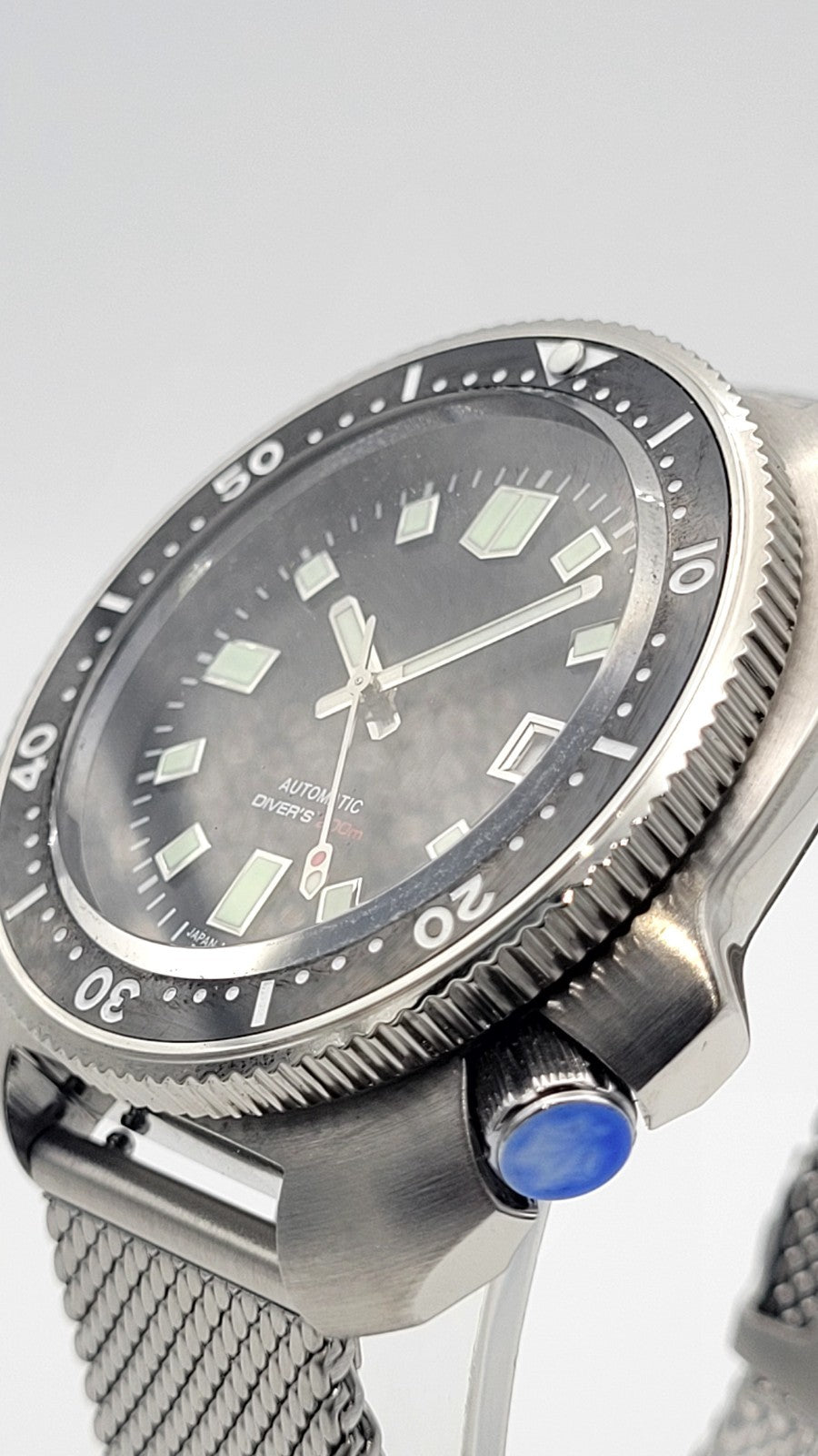 New Custom Automatic 'Willard' Turtle Black Divers Watch Japan NH35 SEIKO TMI3