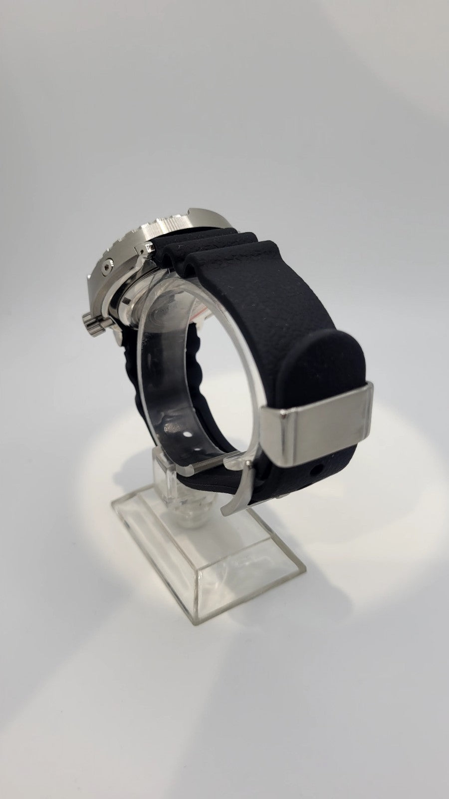 POSEIDON Automatic Dive Watch 300M NH35 Sapphire Steel Black Orange Diver9