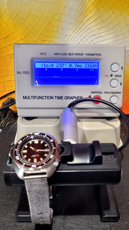Mens Custom Automatic 'Willard' Turtle Black Divers Watch Japan NH35 SEIKO TMI.13