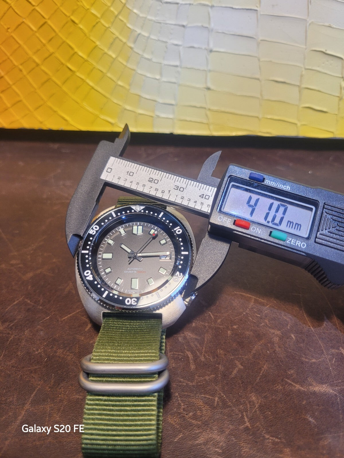 Automatic Diver Watch NH35 Sapphire 200m Stainless Steel Black Dial UK Seller 12