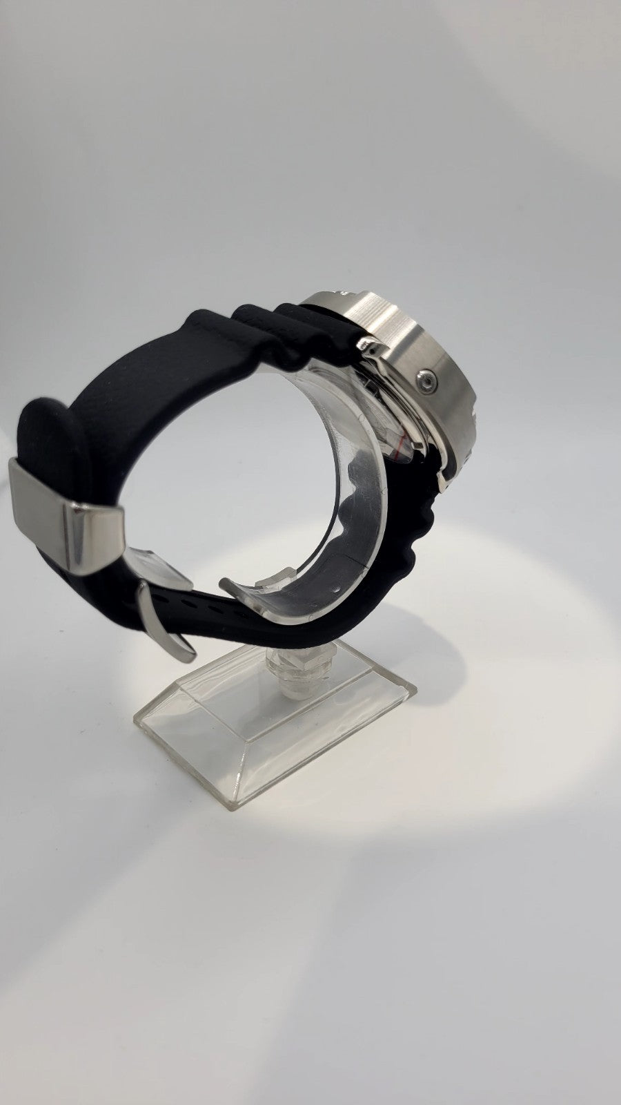 Tough 300m Automatic Dive Watch NH35 Sapphire Steel Black Orange Diver Poseidon10