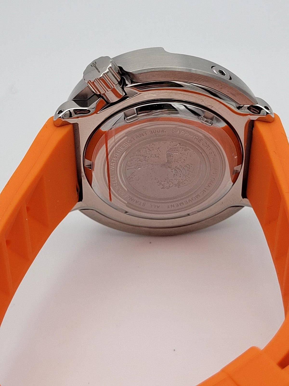 300M Tuna Style Automatic Diver Watch Orange Black NH35  Sapphire Steel POSEIDON12