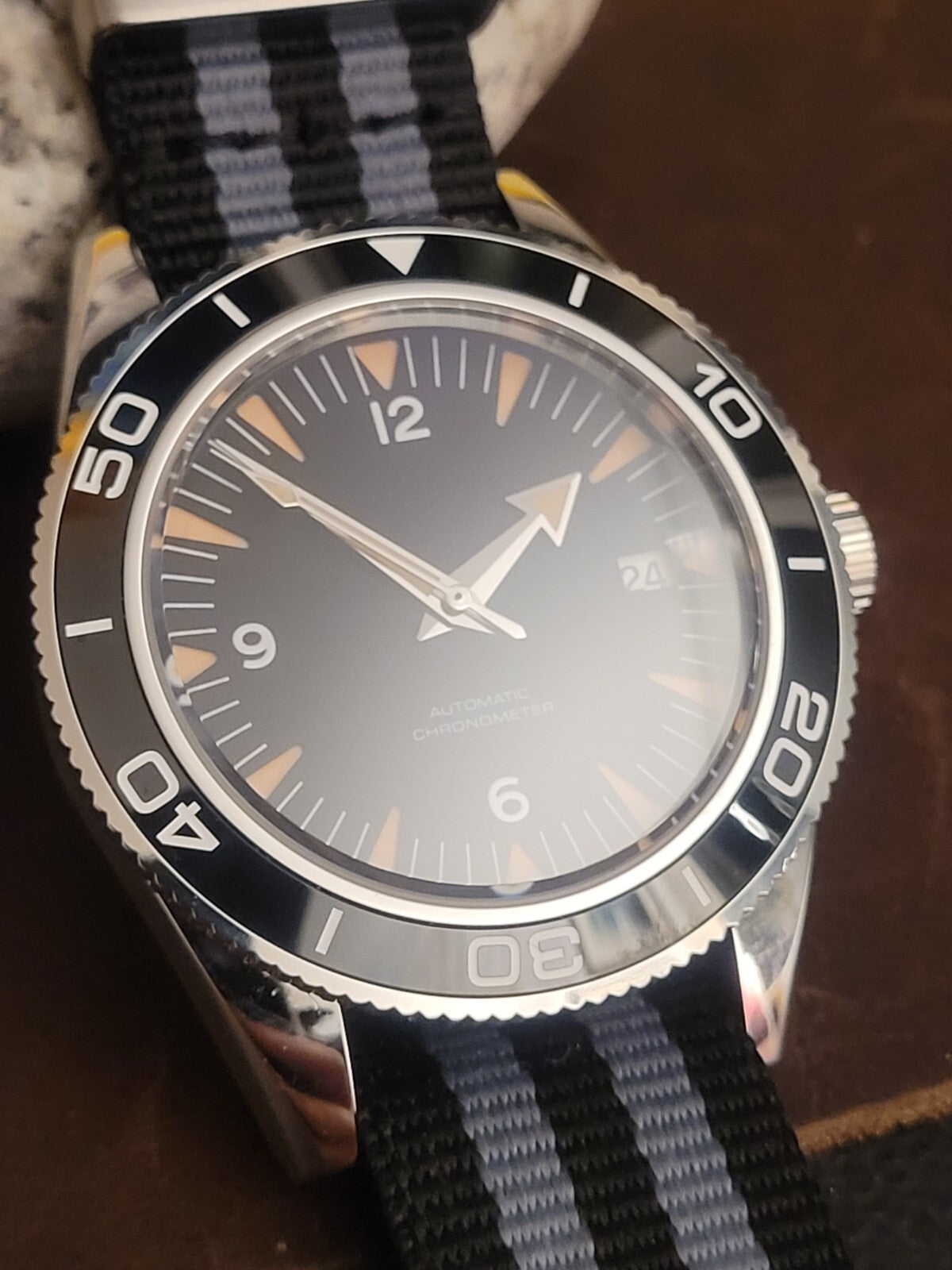 High Quality Automatic Vintage Style Diver Watch Miyota Movement Sapphire 100m8