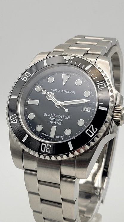 Sail & Anchor 'Blackwater' SEIKO TMI NH35 Automatic Divers Watch British Design13