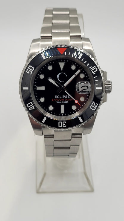 Men’s Automatic Dive Watch NH35 – Black Dial, Sapphire Glass, Steel Bracelet6