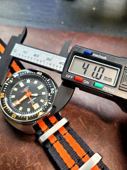 Poseidon Automatic Turtle Black Divers Watch NH35 (SEIKO TMI) Movt 200m16