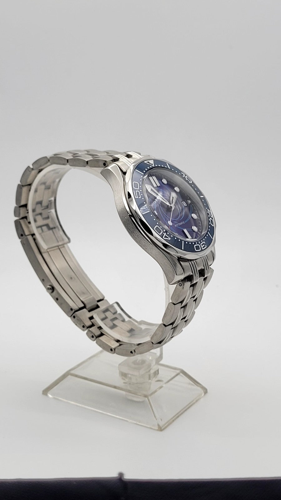Blue Wave Automatic Diver Watch Ceramic Bezel Sapphire Crystal UK Seller 12
