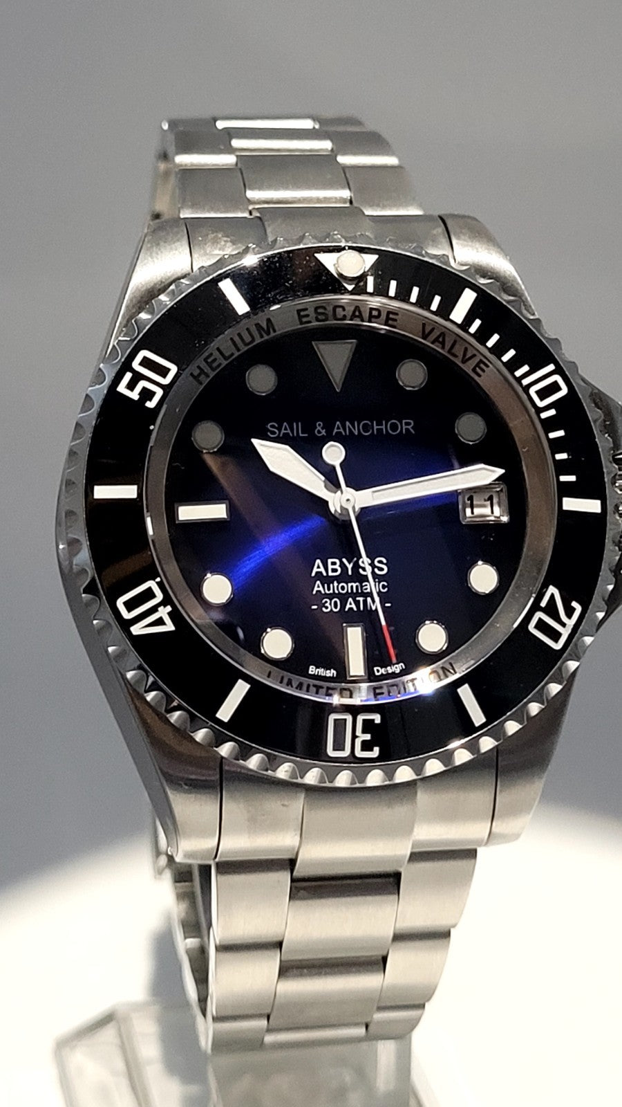 Blue Automatic Dive Watch NH35 43mm Sapphire Ceramic Bezel 300m UK Seller 16