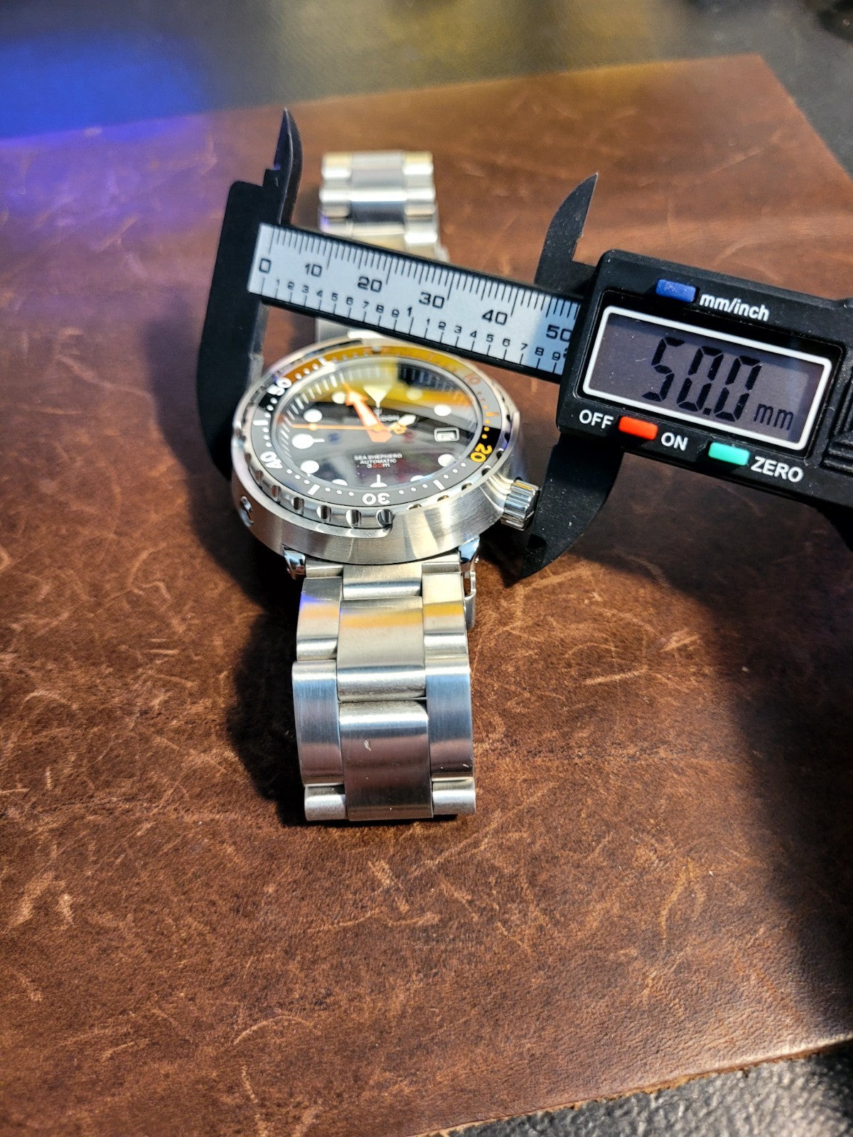 POSEIDON Automatic Black 'Tuna' Heavy Divers Watch 30ATM (SEIKO TMI) NH3519