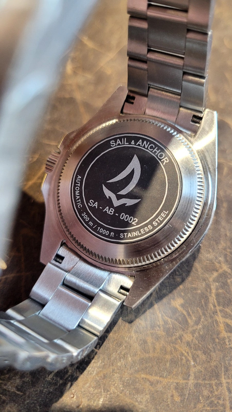 Blue Automatic Divers Watch 'ABYSS' NH35 Ceramic Sapphire 300m Sail & Anchor 21
