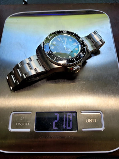 Professional Automatic Divers Watch NH35 Poseidon Sapphire Ceramic Steel 200m 17