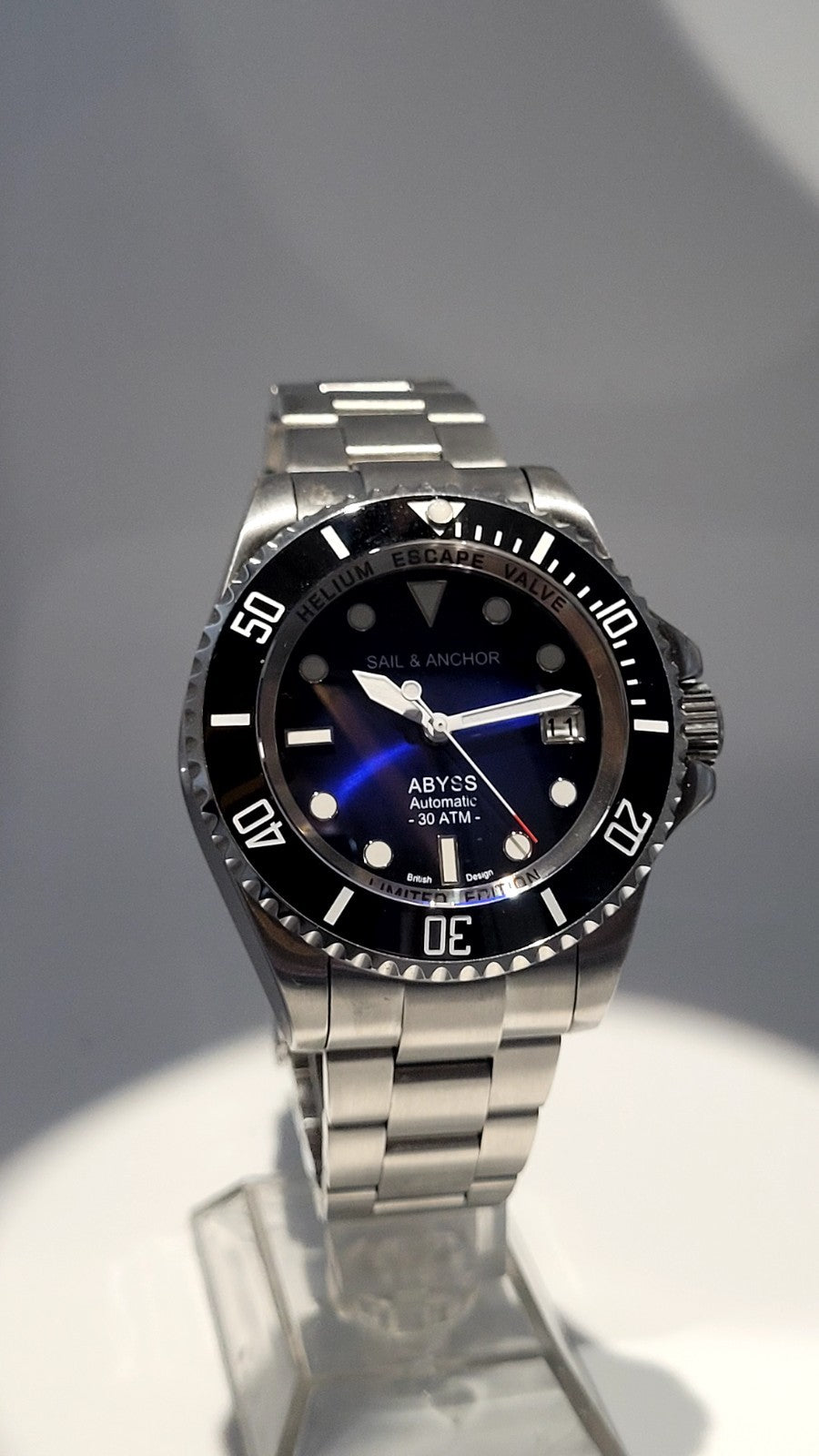 Blue Automatic Dive Watch NH35 43mm Sapphire Ceramic Bezel 300m UK Seller 18