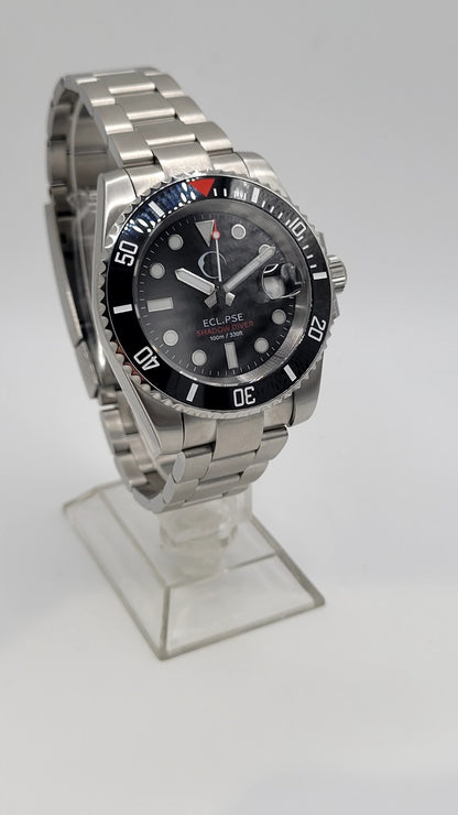 Men’s Automatic Dive Watch NH35 – Black Dial, Sapphire Glass, Steel Bracelet12